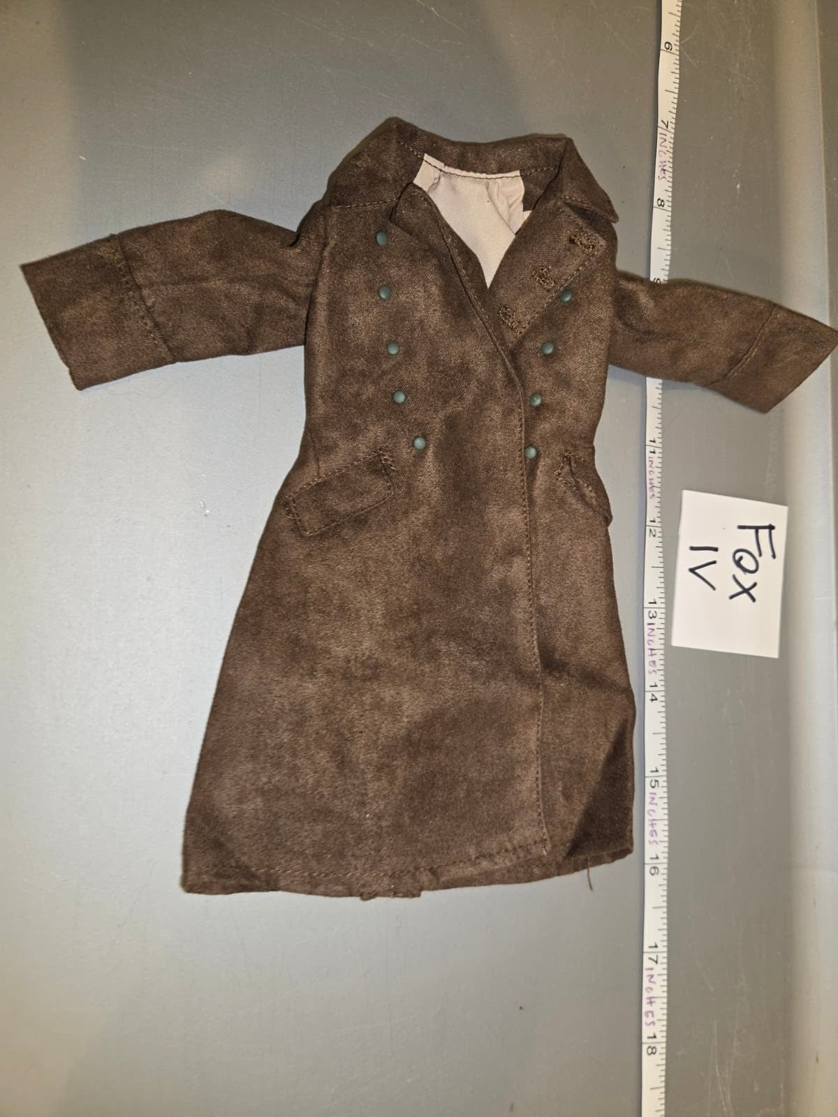 1/6 Scale WWII German Afrika Korps Brown Great Coat - DID