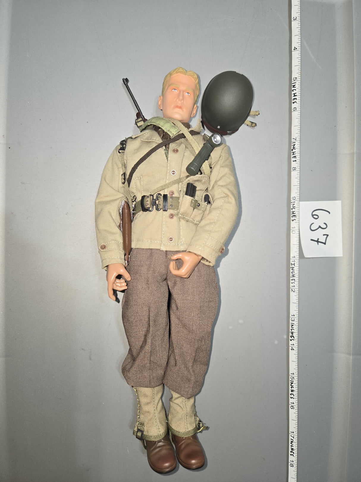 1:6 Scale WWII US Infantry Officer Dressed Figure