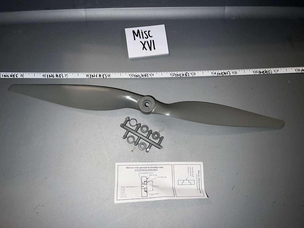1/6 Scale Aircraft Propeller - Pilot Diorama Item
