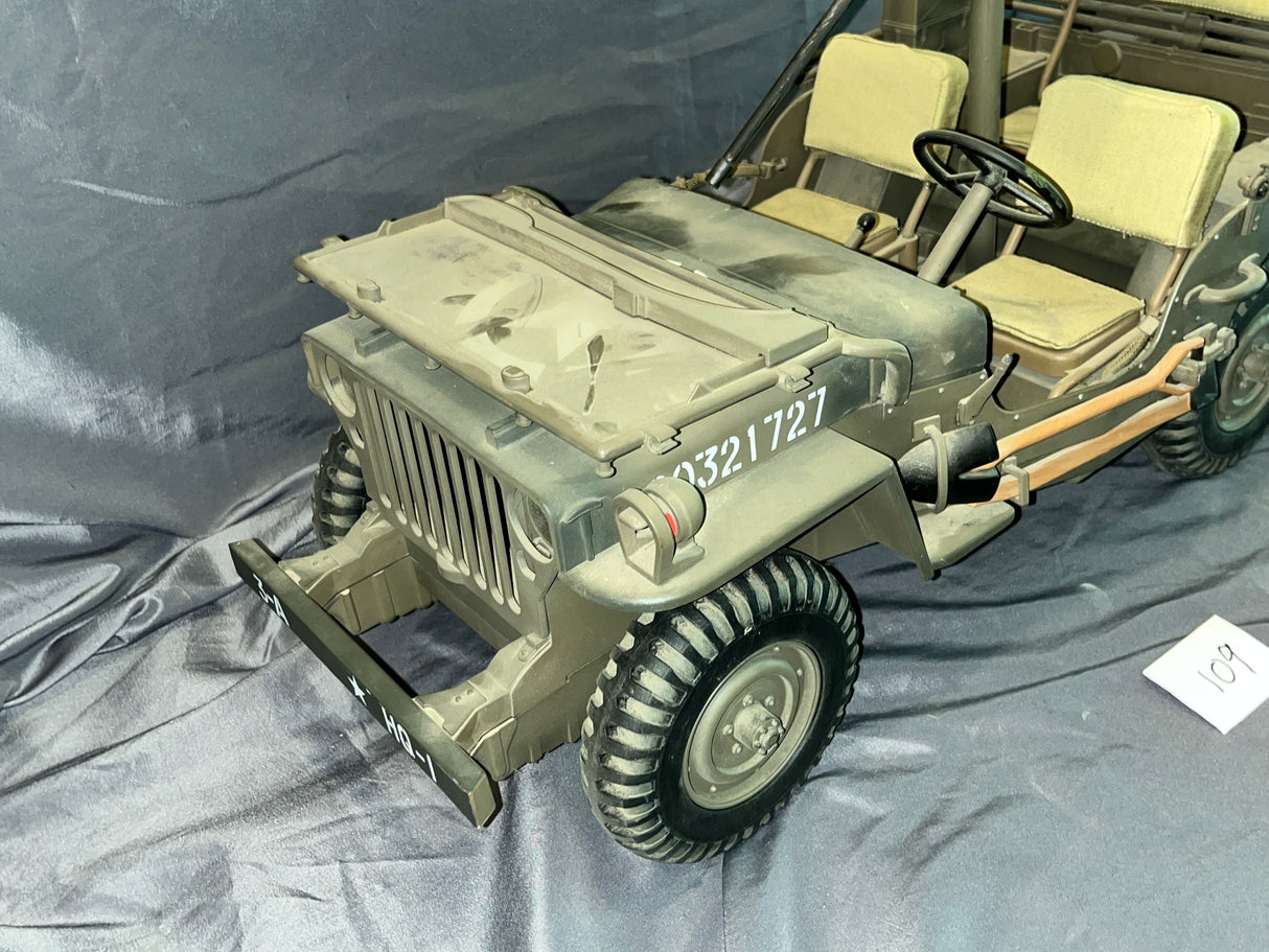 1/6 Scale WWII US Jeep - Ultimate Soldier - Weathered