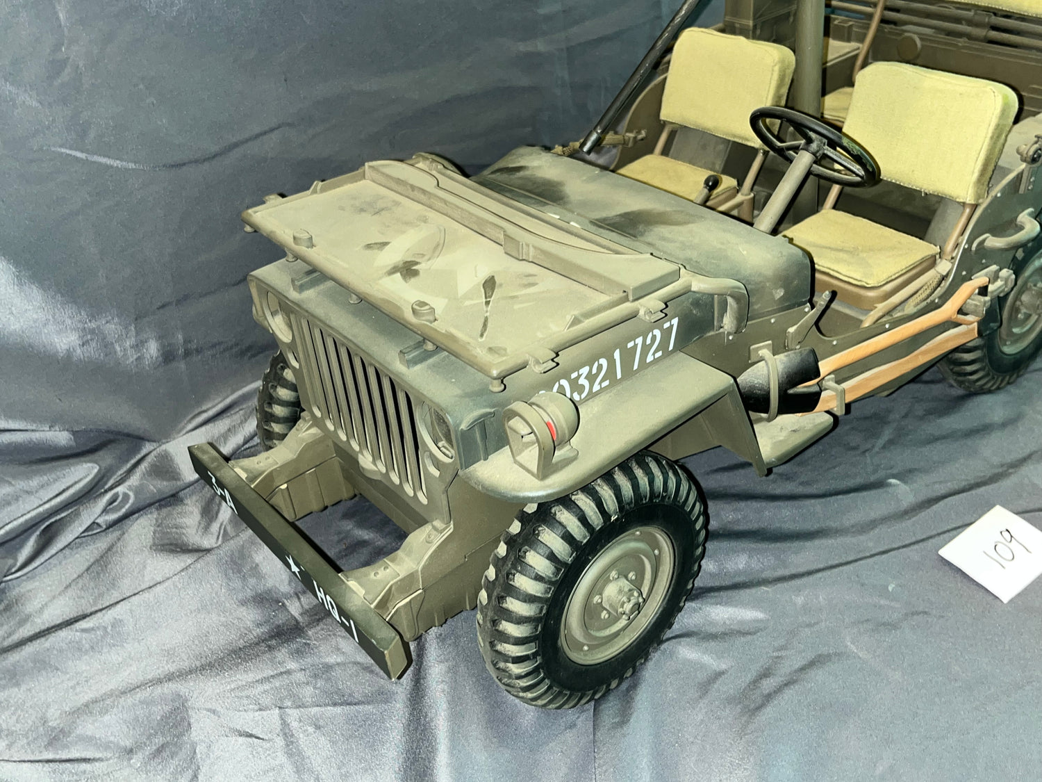 1/6 Scale WWII US Jeep - Ultimate Soldier - Weathered