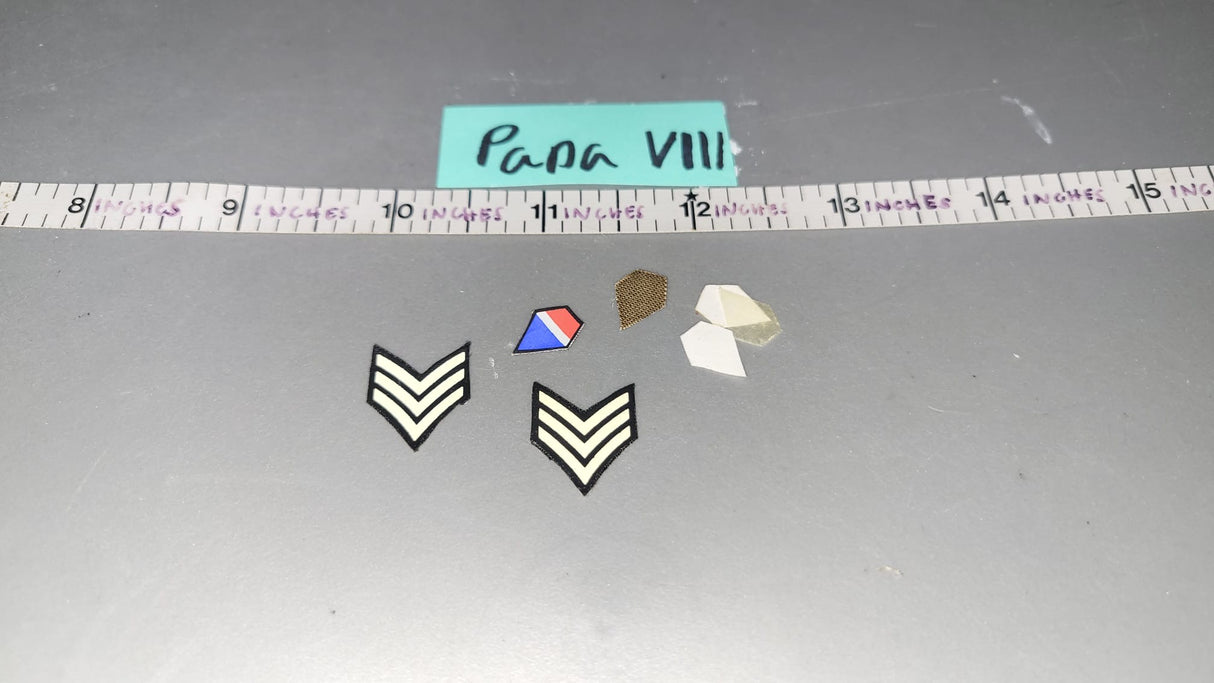 1/6 Scale WWII US Patch Lot