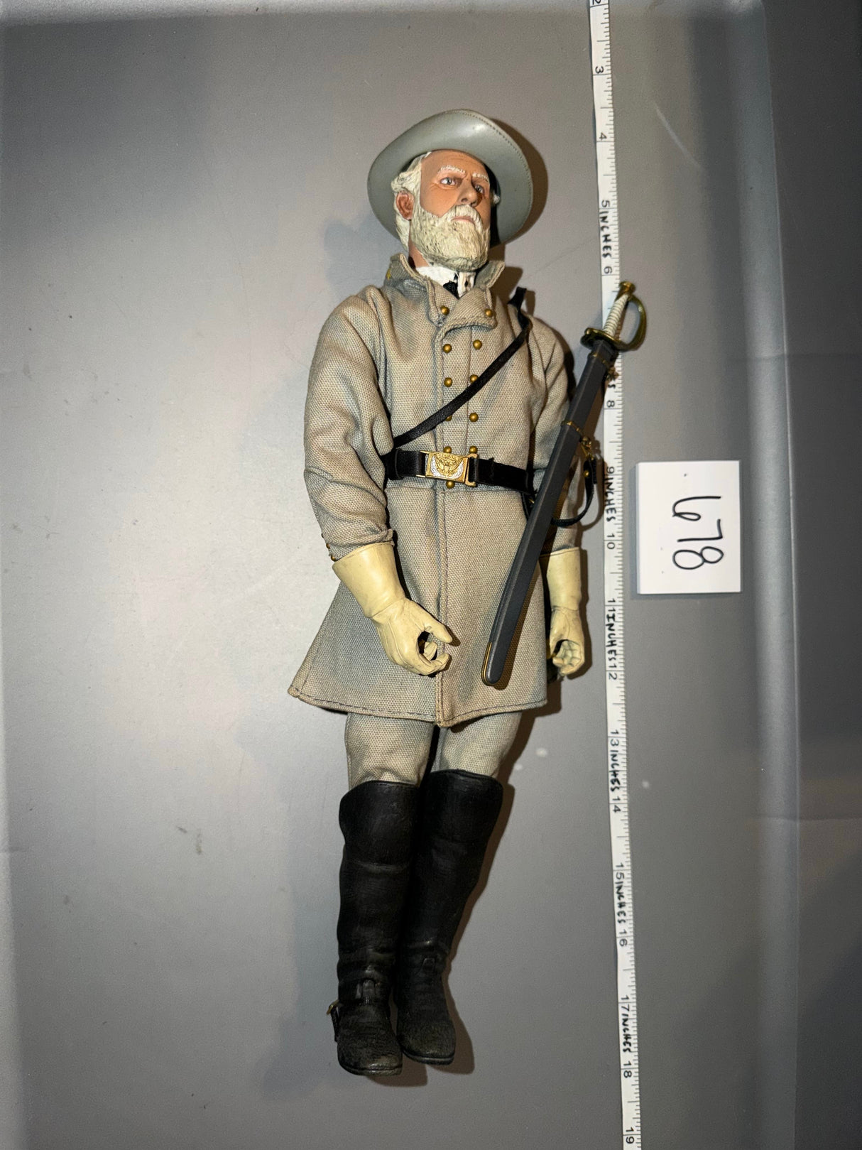 1:6 Scale American Civil War Confederate Officer Dressed Figure - Sideshow
