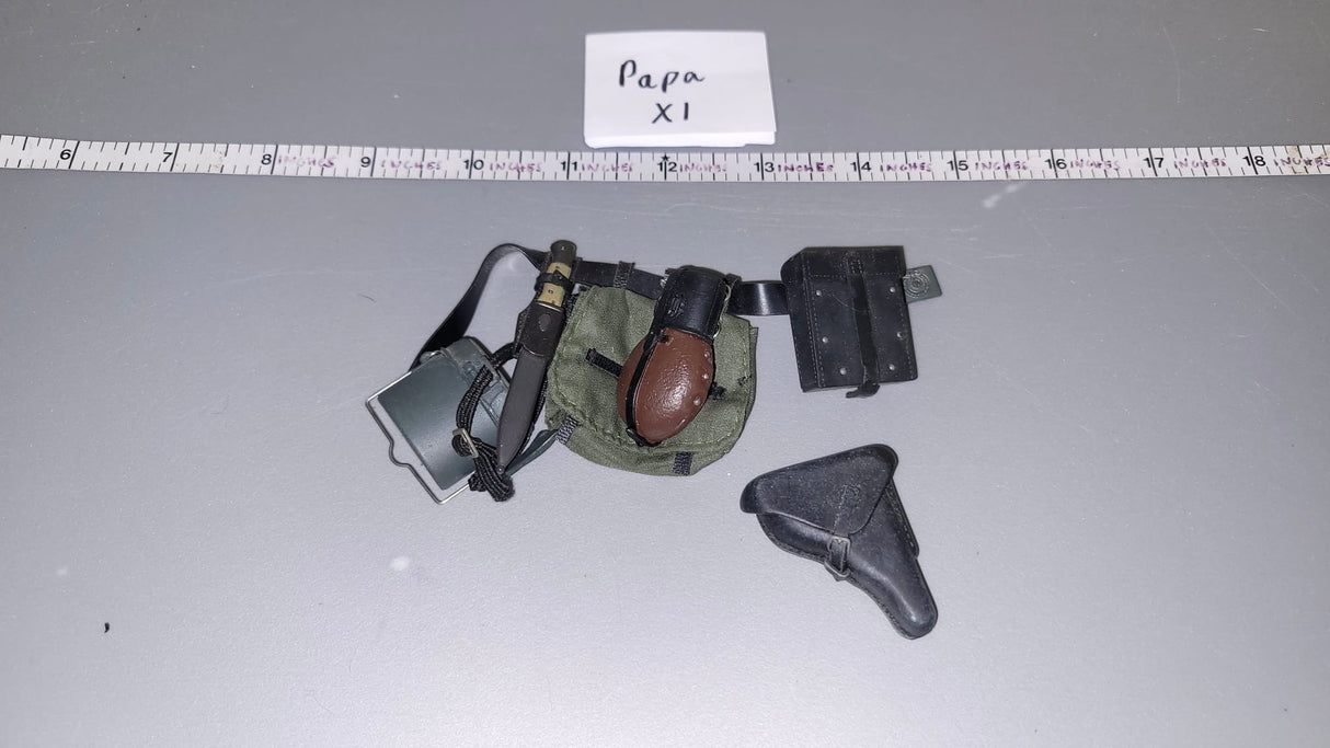 1/6 Scale WWII German Field Gear Lot