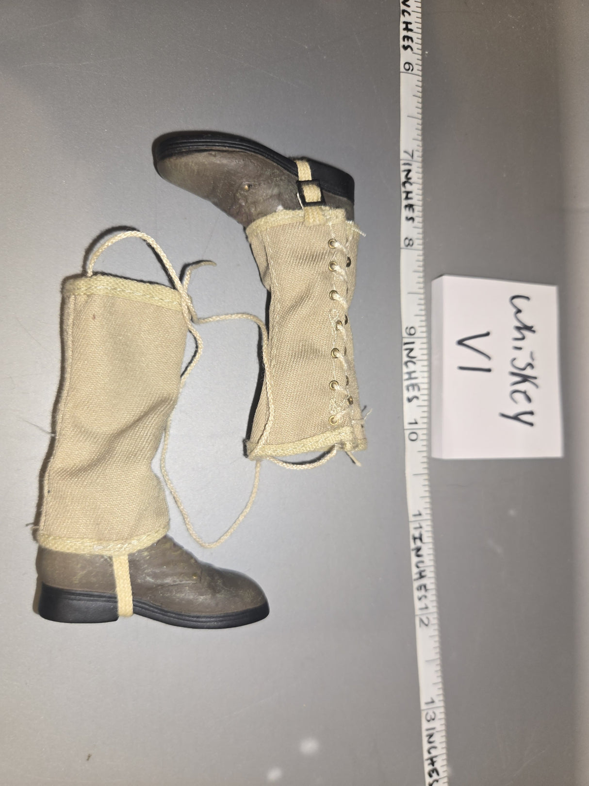 1/6 Scale WWII US Boondocker Boots and Leggings