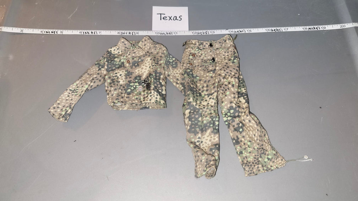 1/6 WWII German Pea Dot Tanker Tunic and Pants Uniform