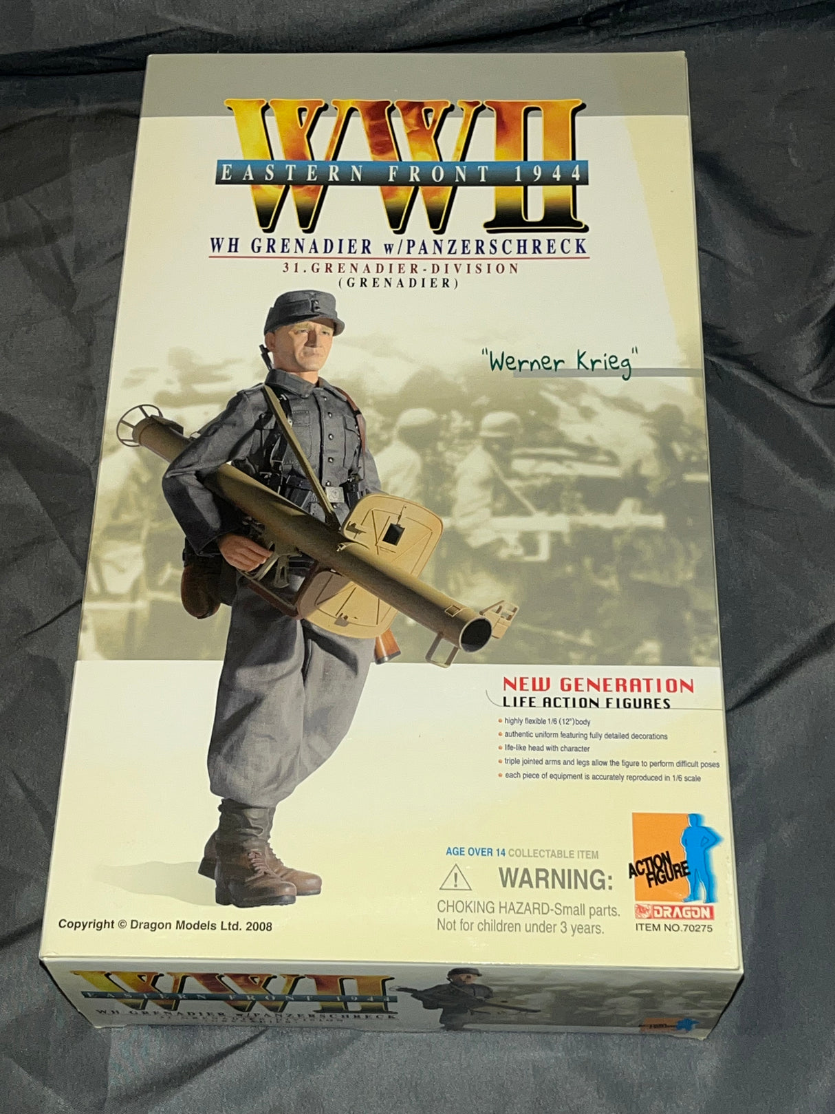 1/6 Scale WWII GERMAN Antitank Gunner Werner Krieg - NIB Dragon