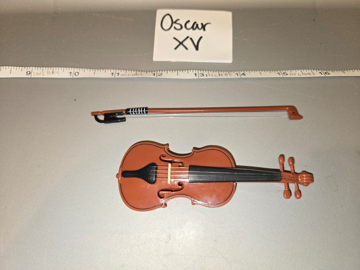 1/6 Scale Modern Western Violin Instrument Diorama Item