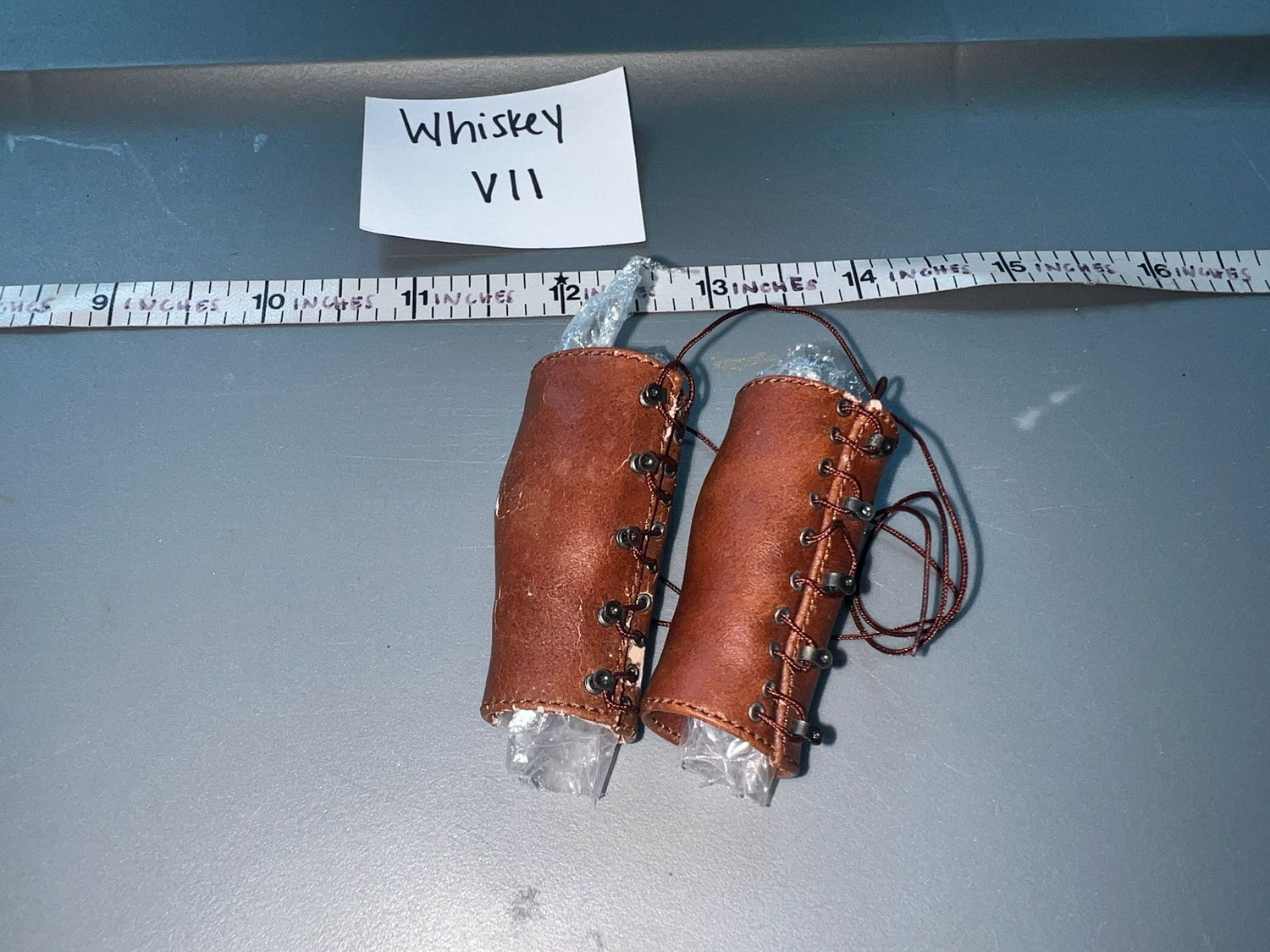 1/6 Scale WWII British Officer Leather Gaiters - DID