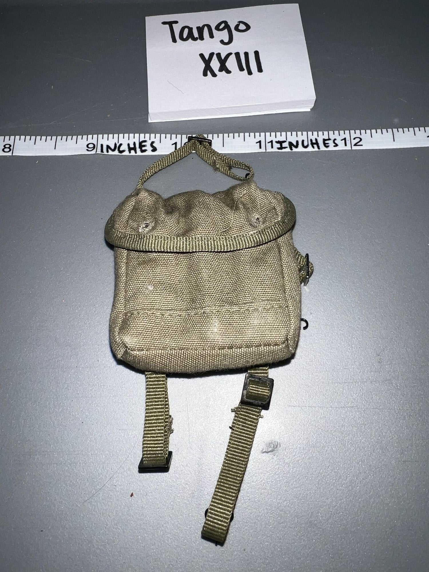 1/6 Scale WWII US Cloth Gas Mask Bag