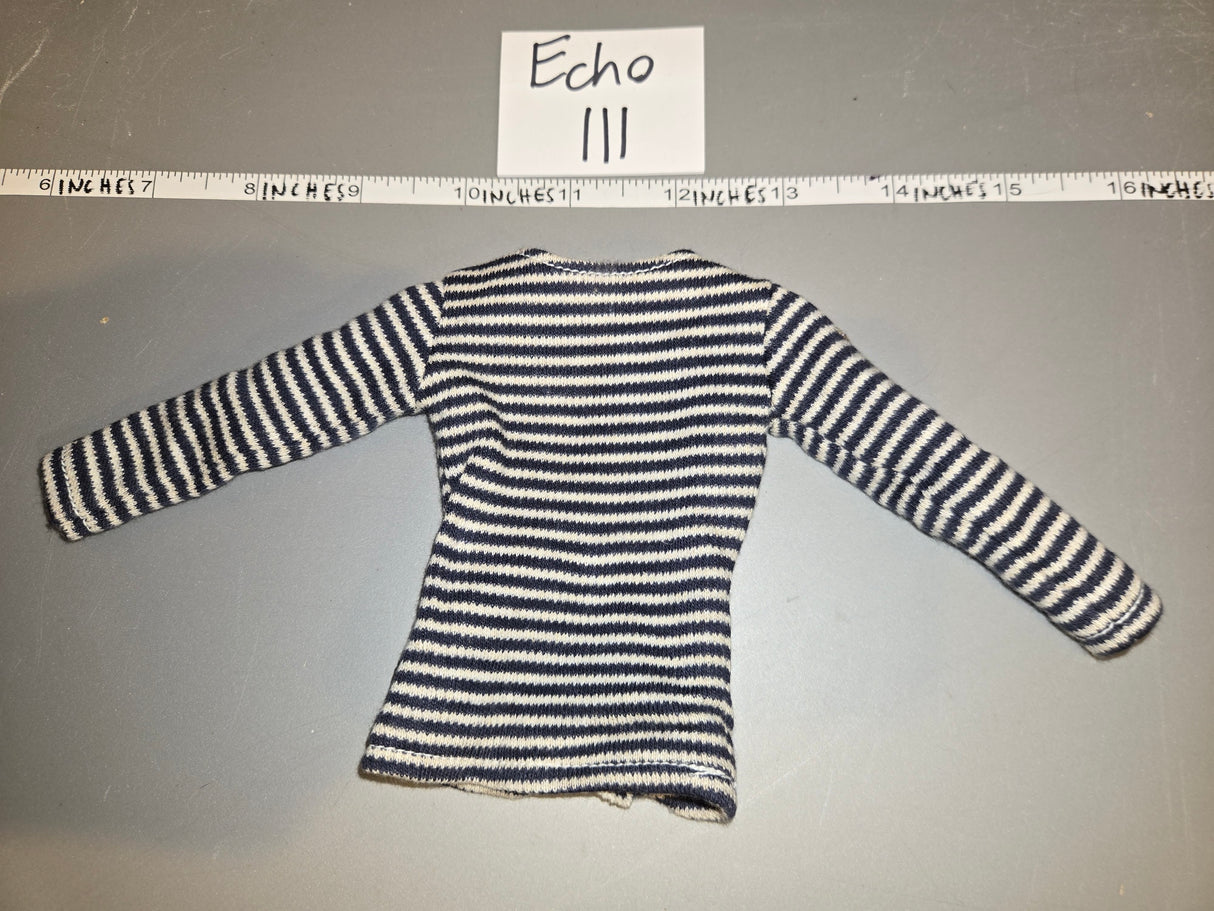 1:6 Scale WWII Russian Afghanistan Striped Shirt - Naval Infantry