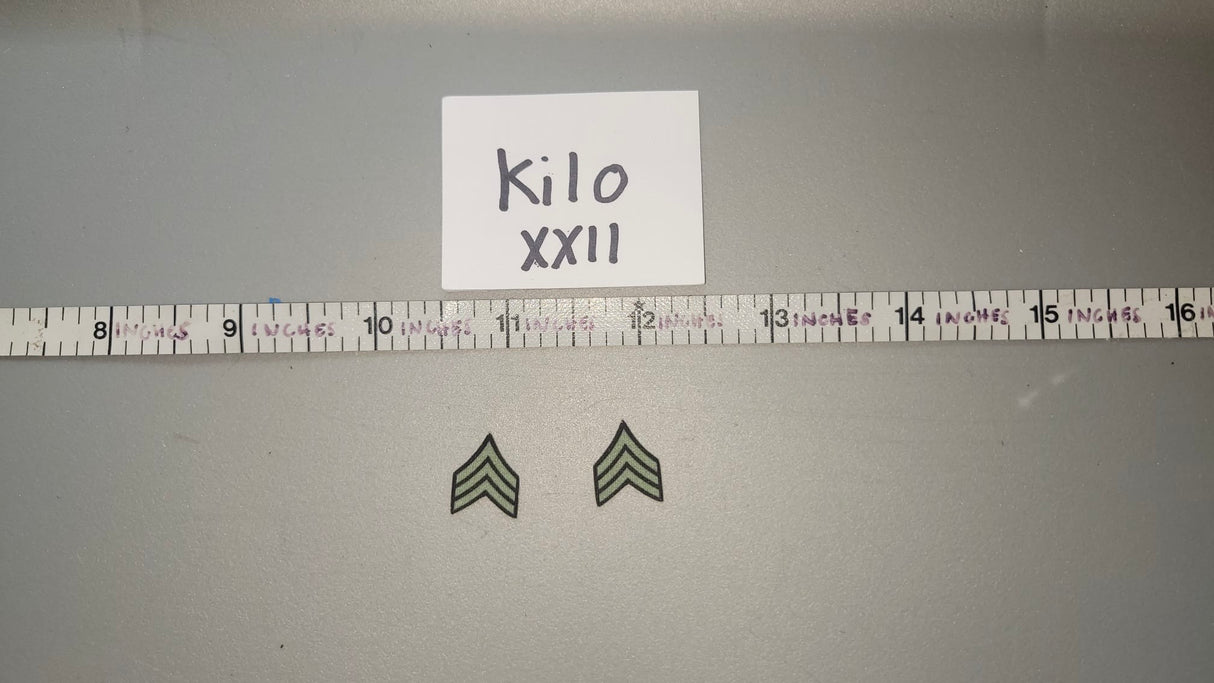 1/6 Scale WWII US Rank Insignia