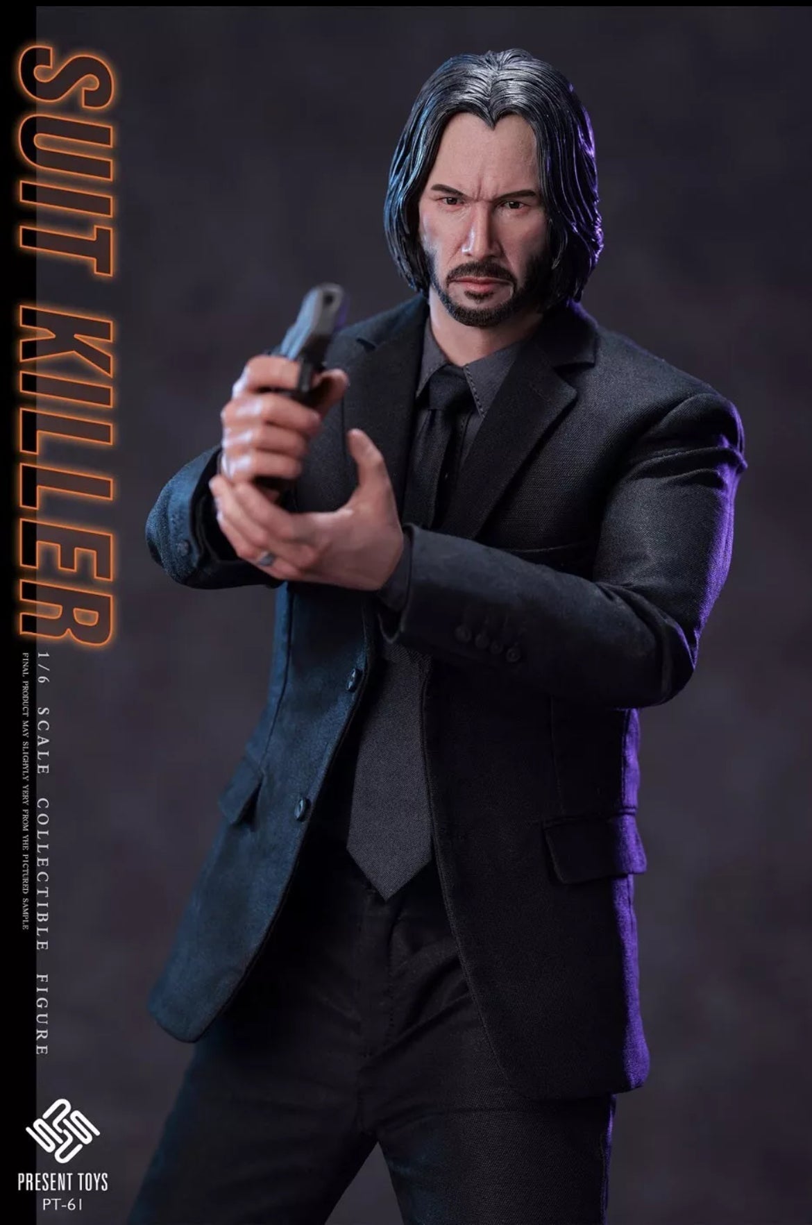 1/6 Scale Modern Present Toys Suit Killer John Wick - NIB