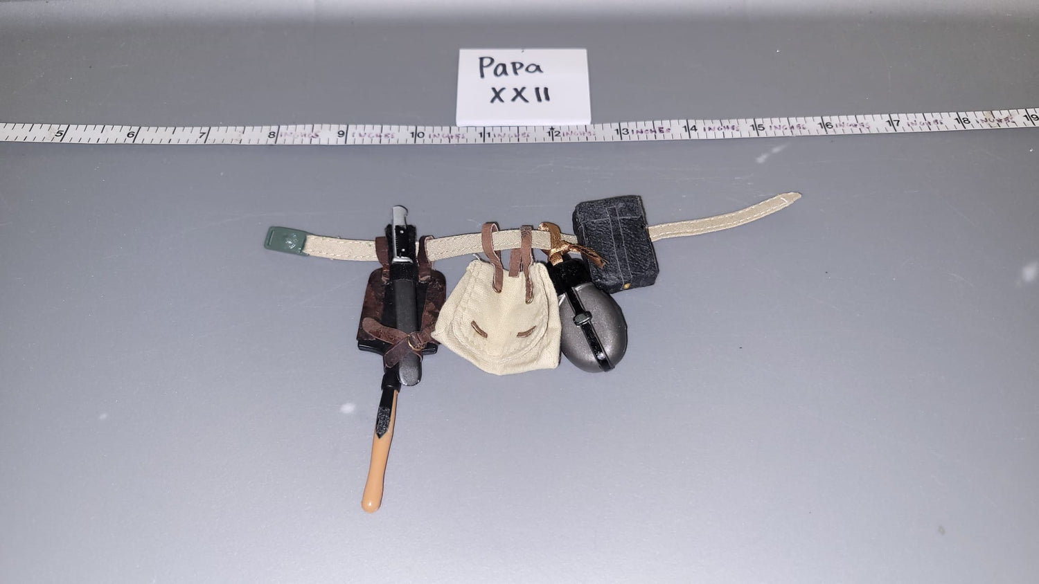 1/6 Scale WWII German Tropical Afrika Korps Field Gear