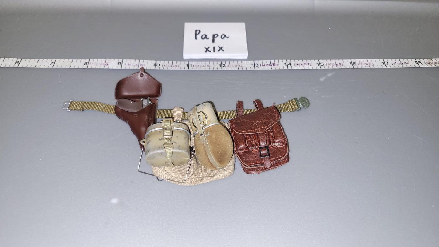 1/6 Scale WWII German Tropical Afrika Korps Field Gear