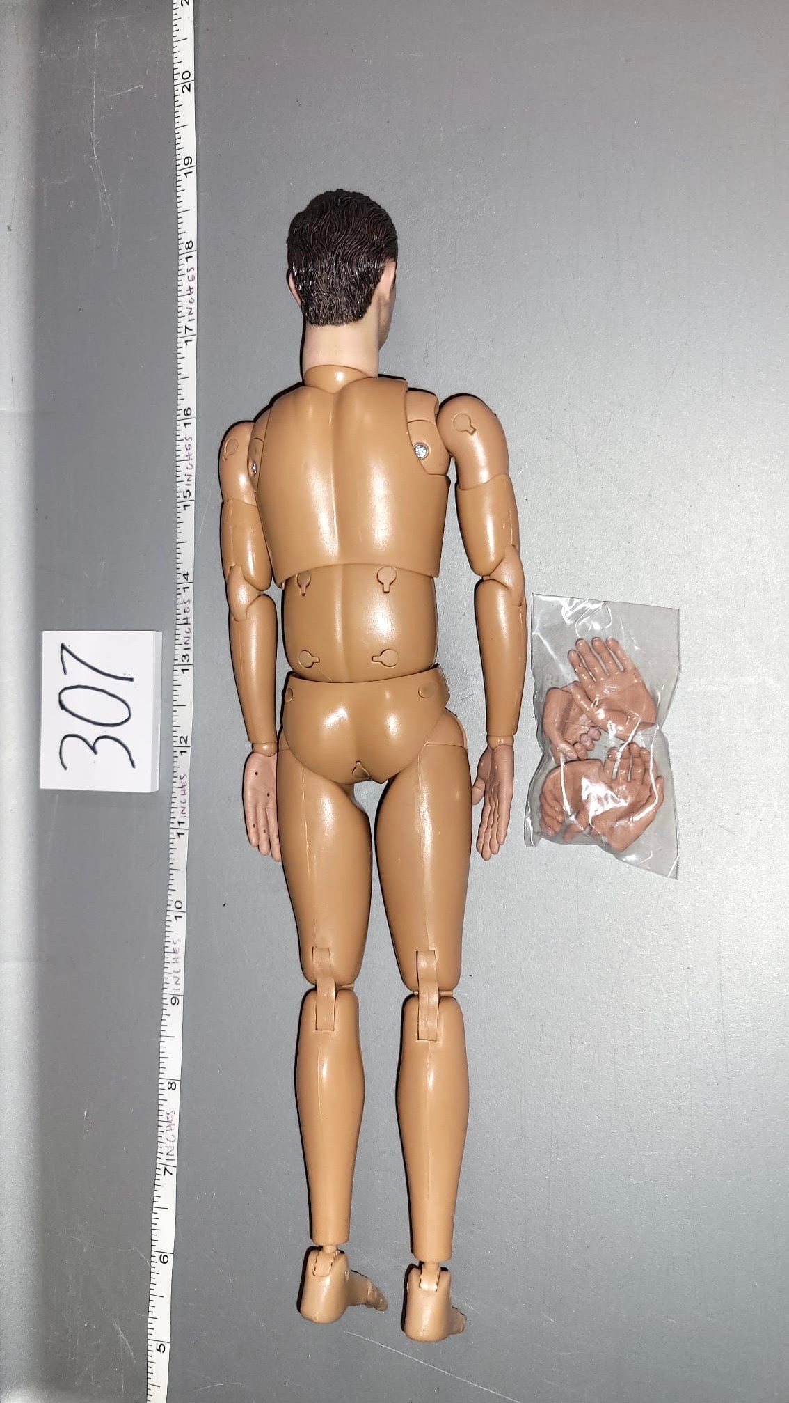 1:6 Scale WWII British Nude Figure