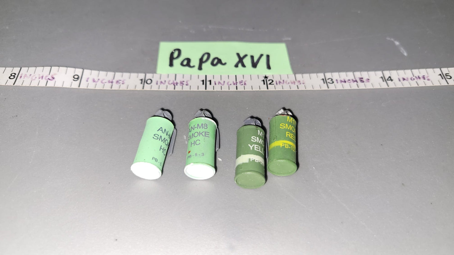 1/6 Scale Vietnam US Grenade Lot