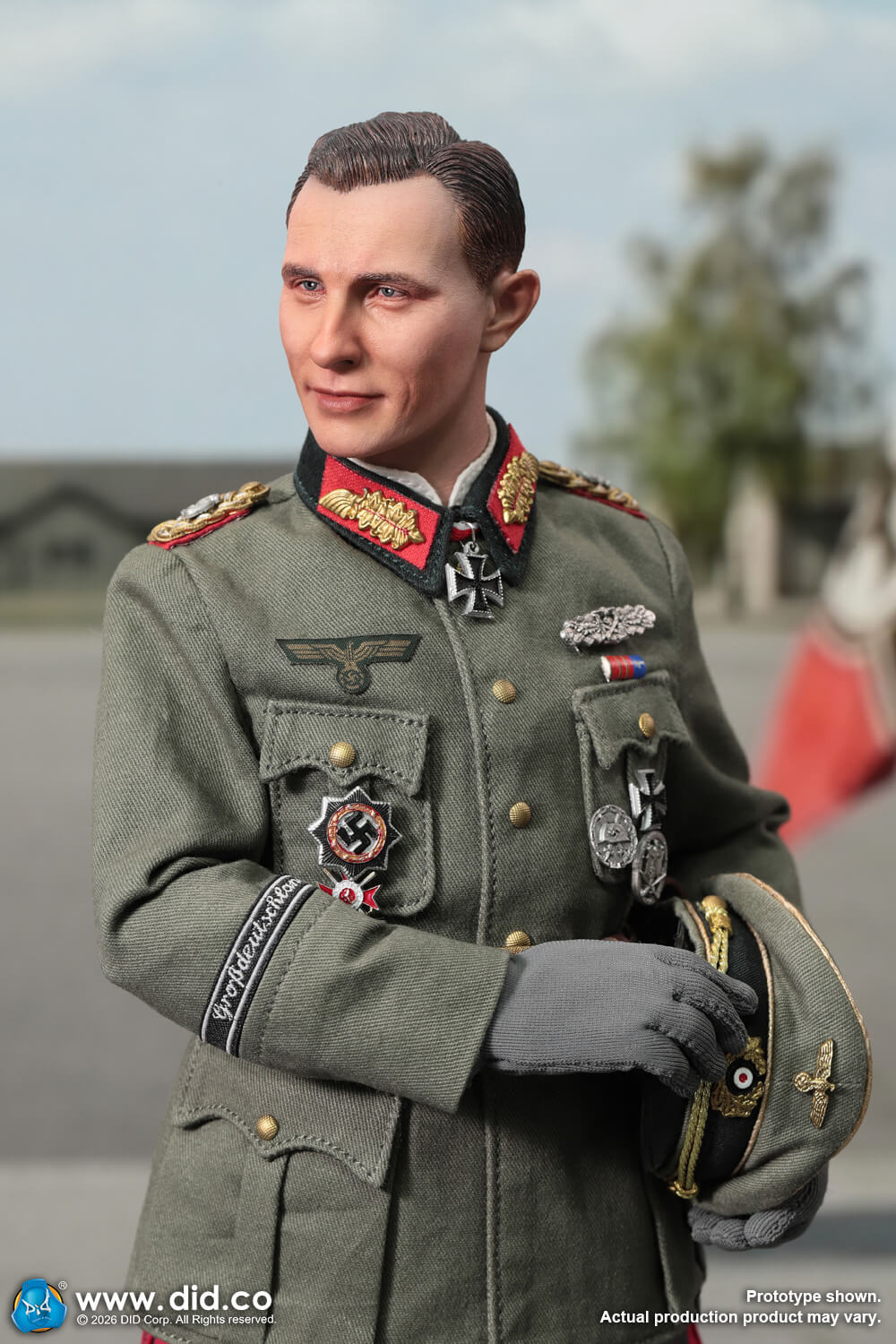 1/6 Scale WWII German Wehrmacht Officer – Otto Remer - NIB DID D80194