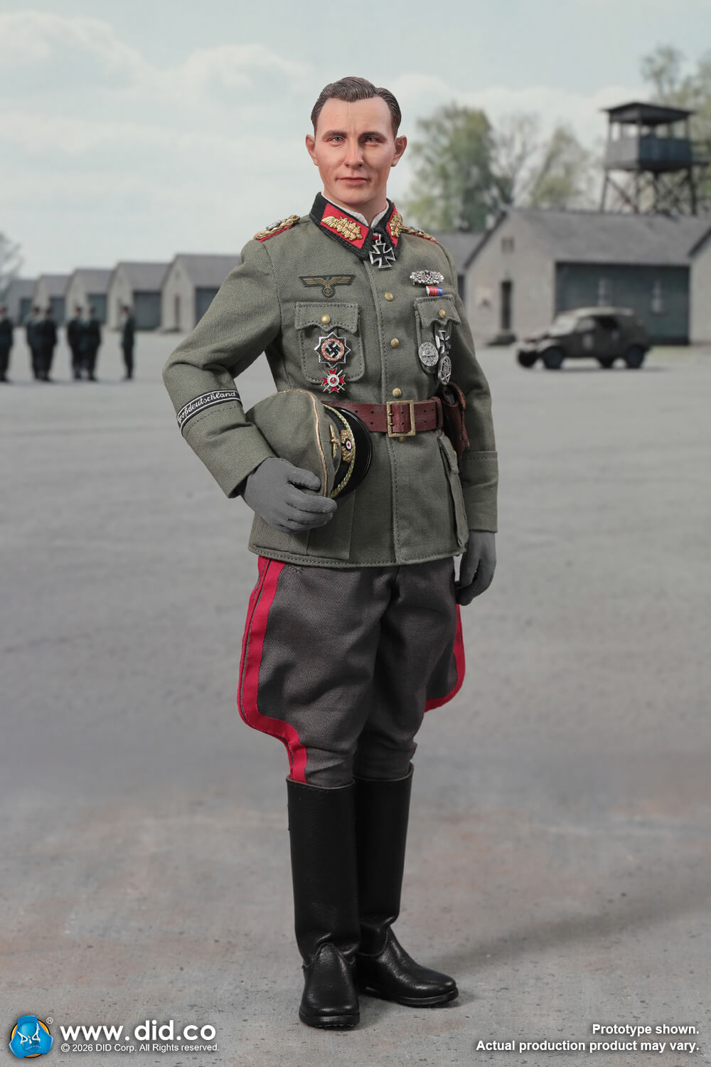 1/6 Scale WWII German Wehrmacht Officer – Otto Remer - NIB DID D80194