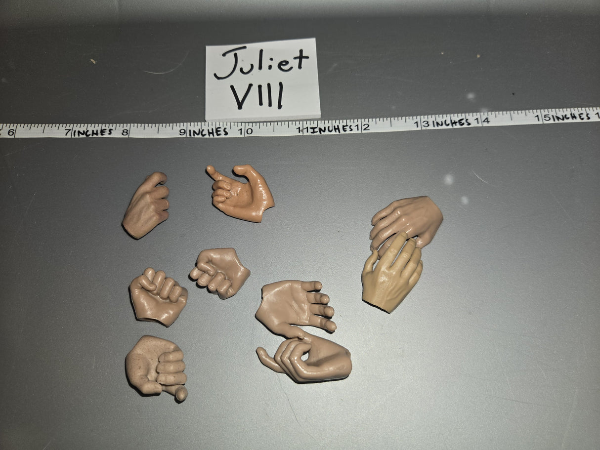 1/6 Scale Nude Figure Hand Lot