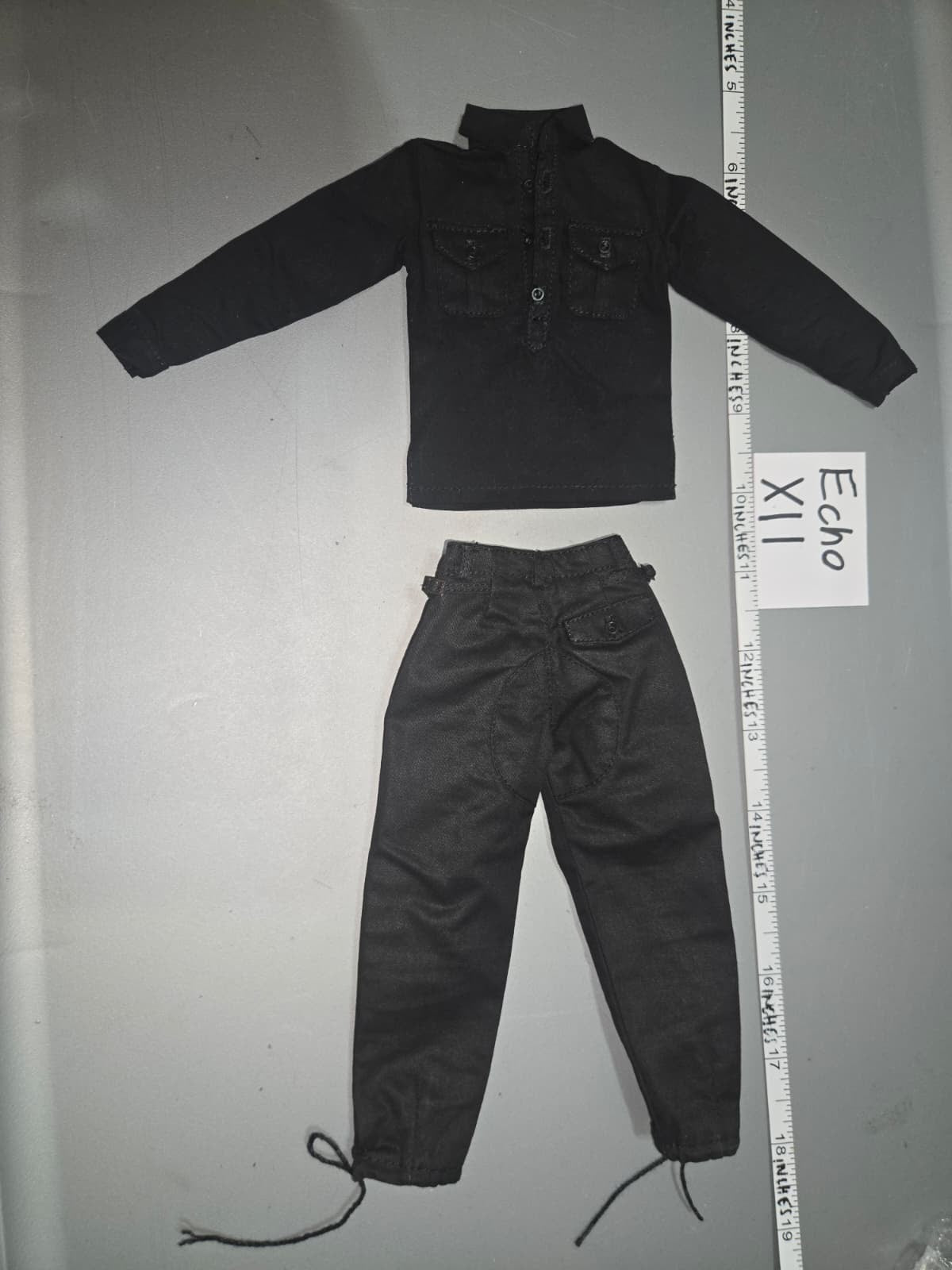 1/6 Scale WWII German Panzer Black Tanker Uniform