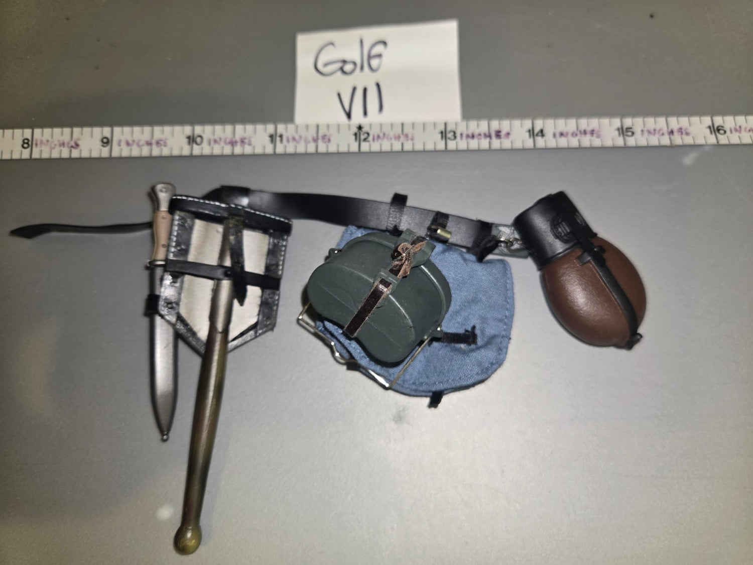 1/6 Scale WWII German Luftwaffe Fallschirmjager Field Gear Lot