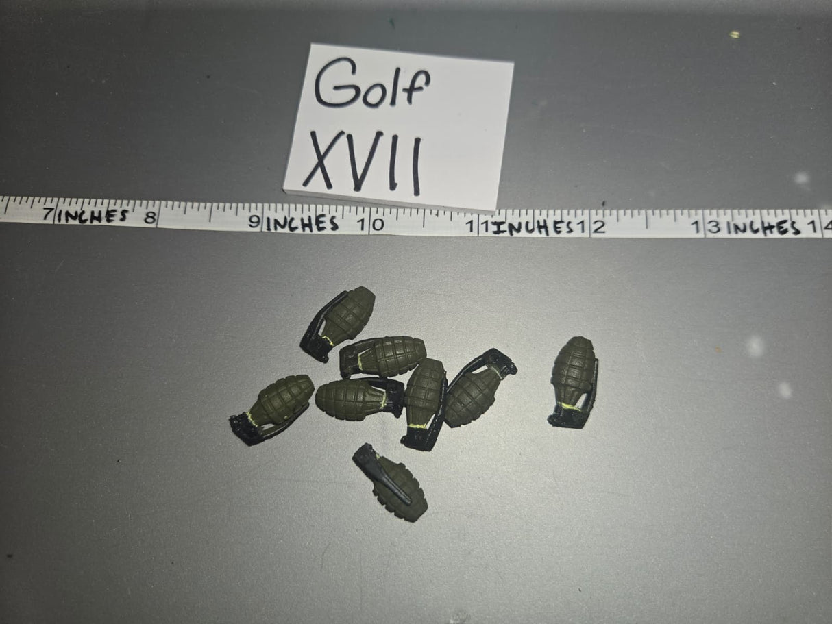 1/6 Scale WWII US Grenade Lot