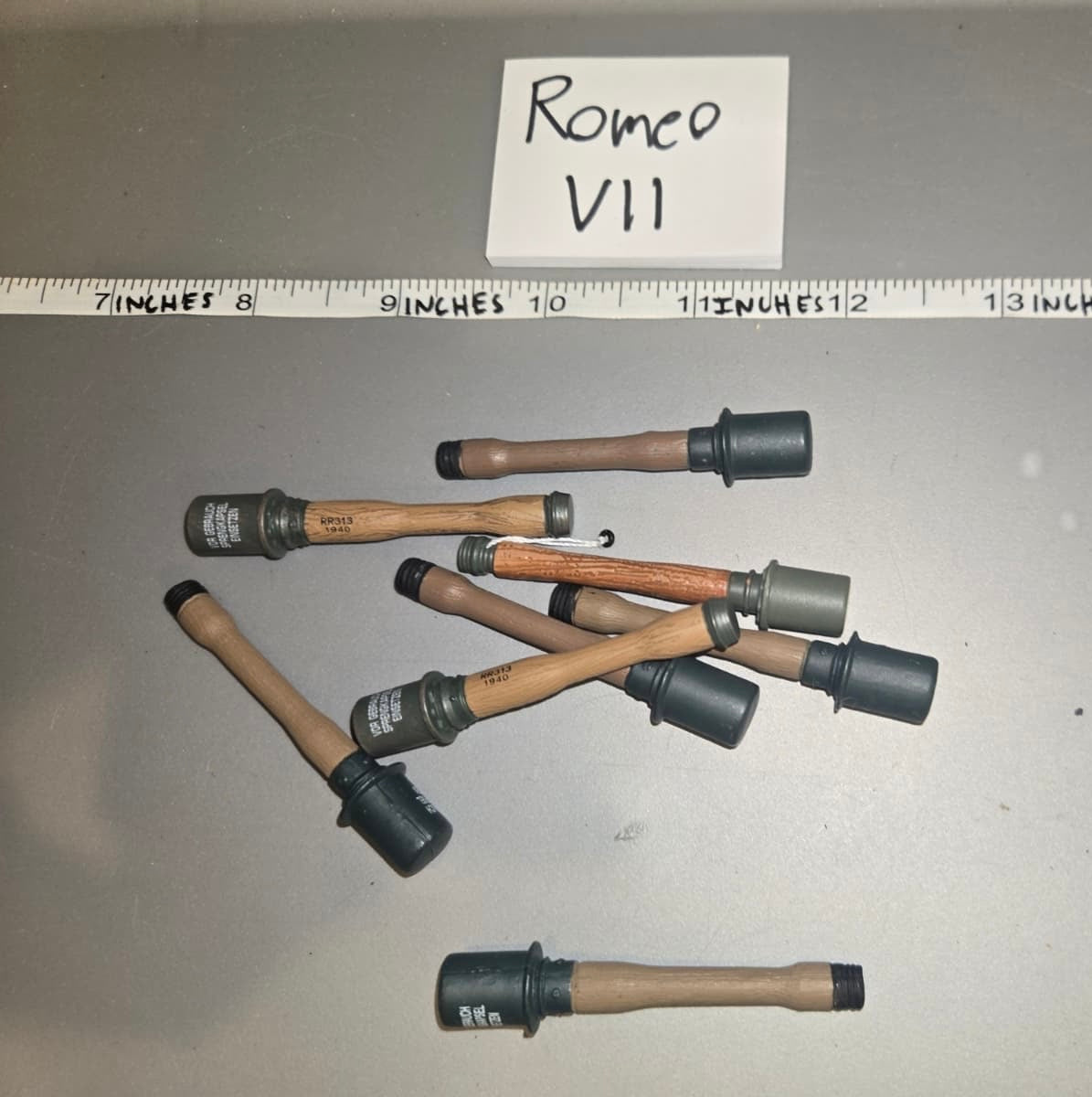 1/6 WWII German Grenade Lot
