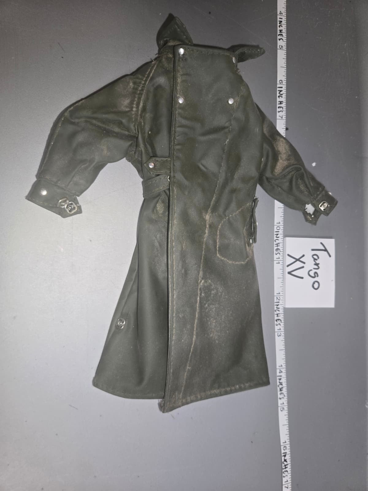 1/6 Scale WWII German Rubberized Motorcycle Coat