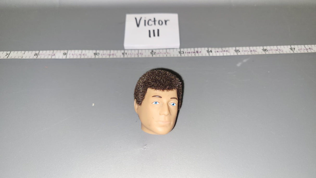 1/6 Scale Elite Brigade Head Sculpt - GI Joe Vintage Remake Fuzzy Flocked