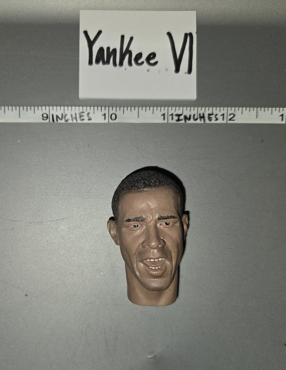 1/6 Scale Black African American Obama Head Sculpt - DID