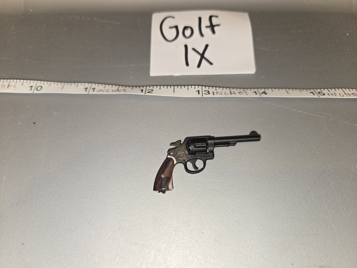 1/6 Scale WWII US Revolver Pistol - DID Metal