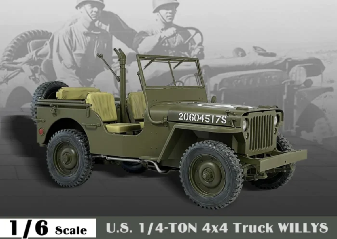 1/6 Scale WWII US Jeep - ZY Toys *Preorder*