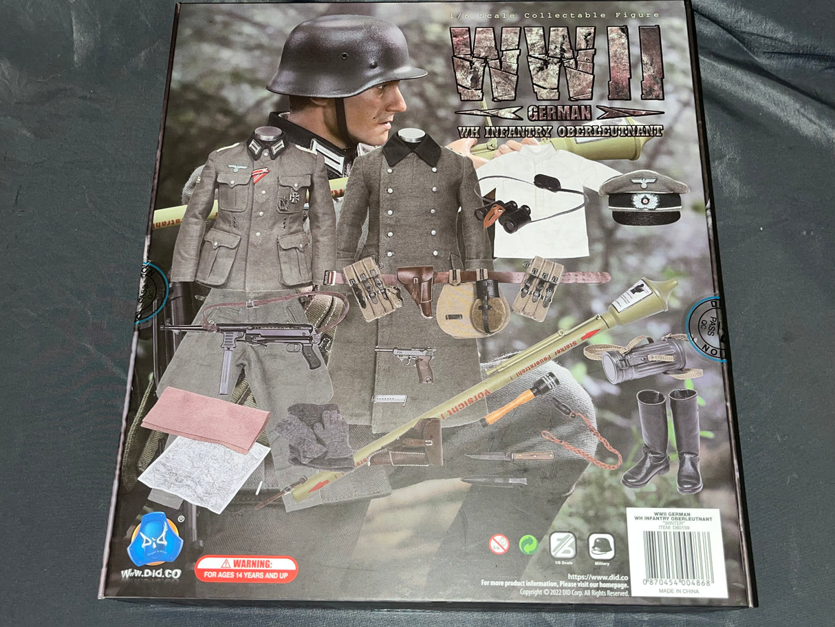 1/6 Scale WWII German Infantry Oberleutnant Winter - NIB DID
