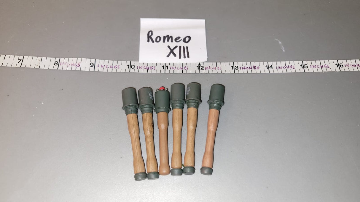 1/6 WWII German Grenade Lot
