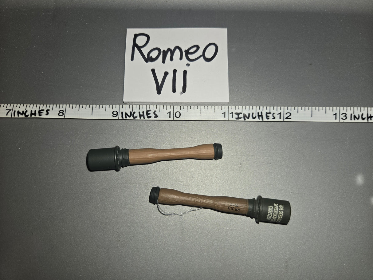 1:6 Scale WWII German Grenade Lot