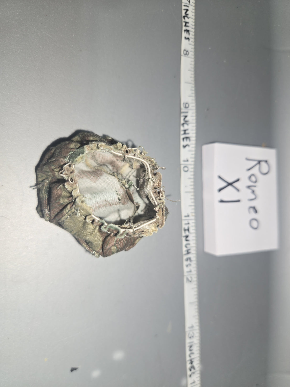 1:6 WWII German Splinter Camouflage helmet cover