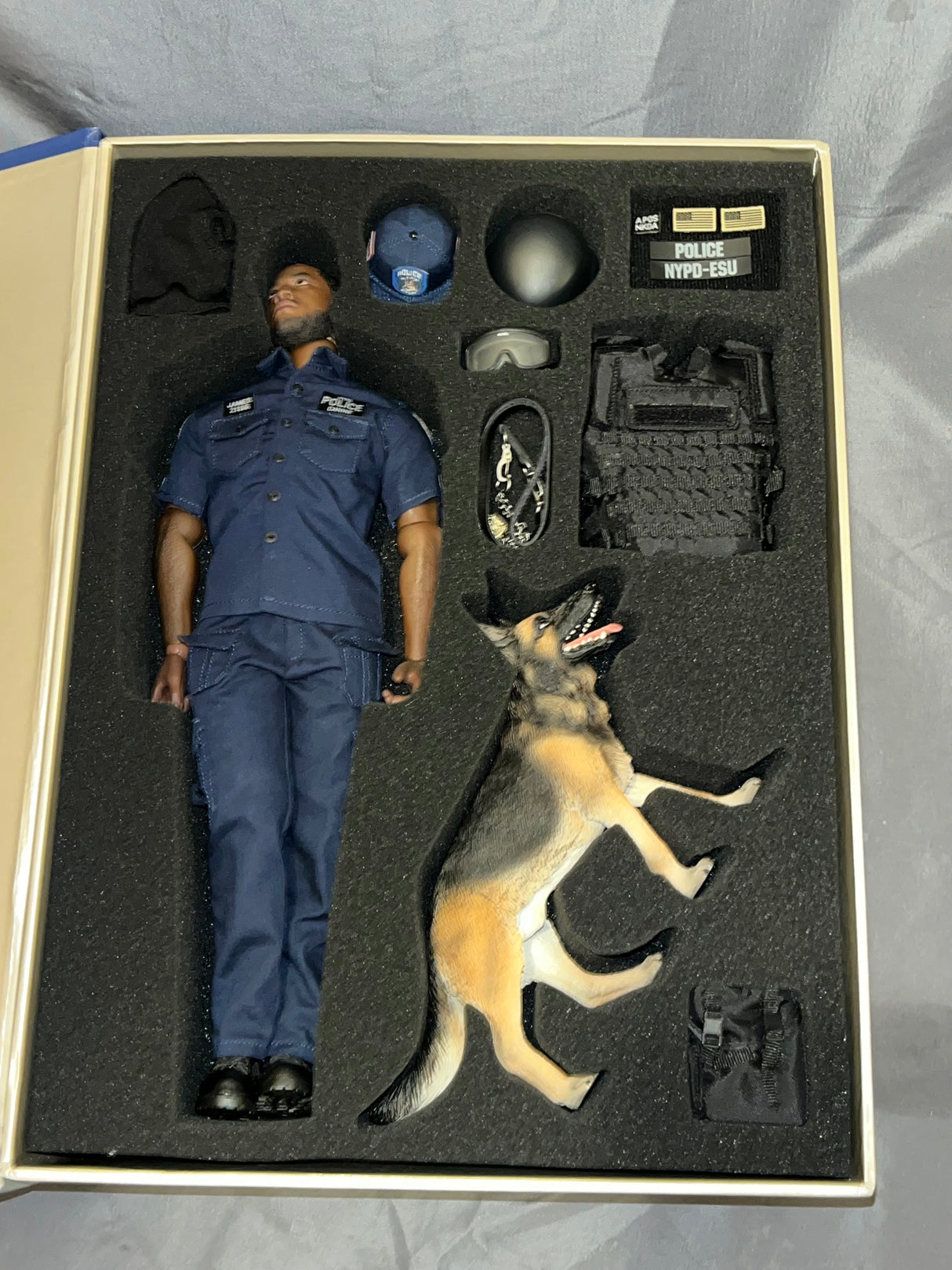 1/6 Scale Soldier Story NYPD Emergency Services Unit K9 Police - NIB Modern Figure