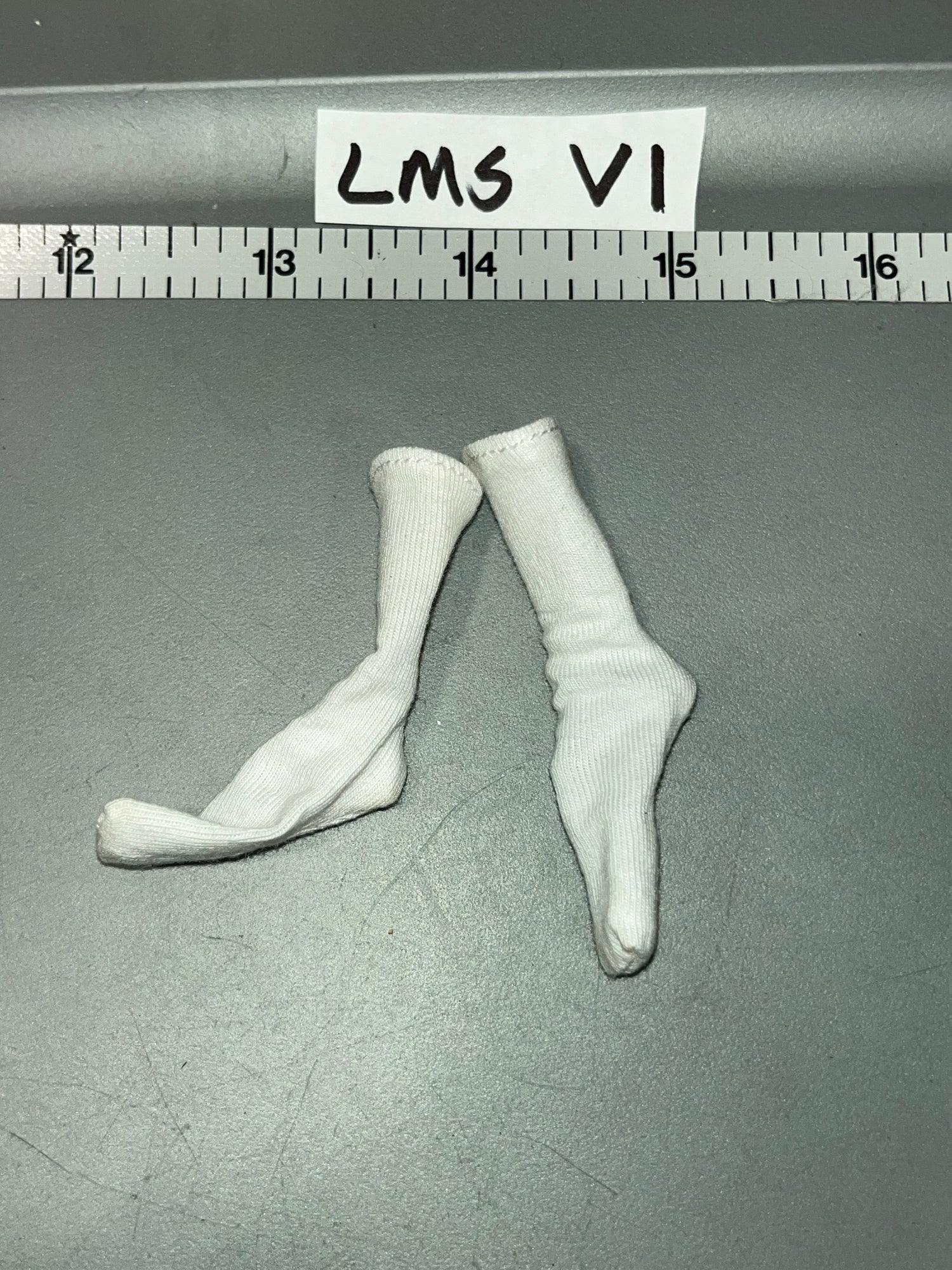 1:6 Korean War Chicom PLA Chinese White Socks - Vietnam NVA - Flagset
