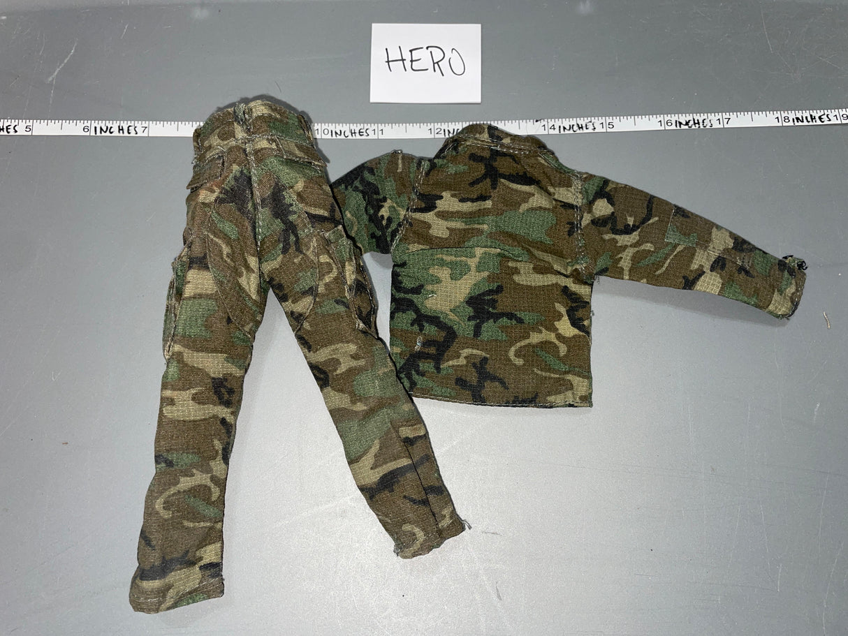 1/6 Scale GI Joe Modern Era Woodland BDU Uniform