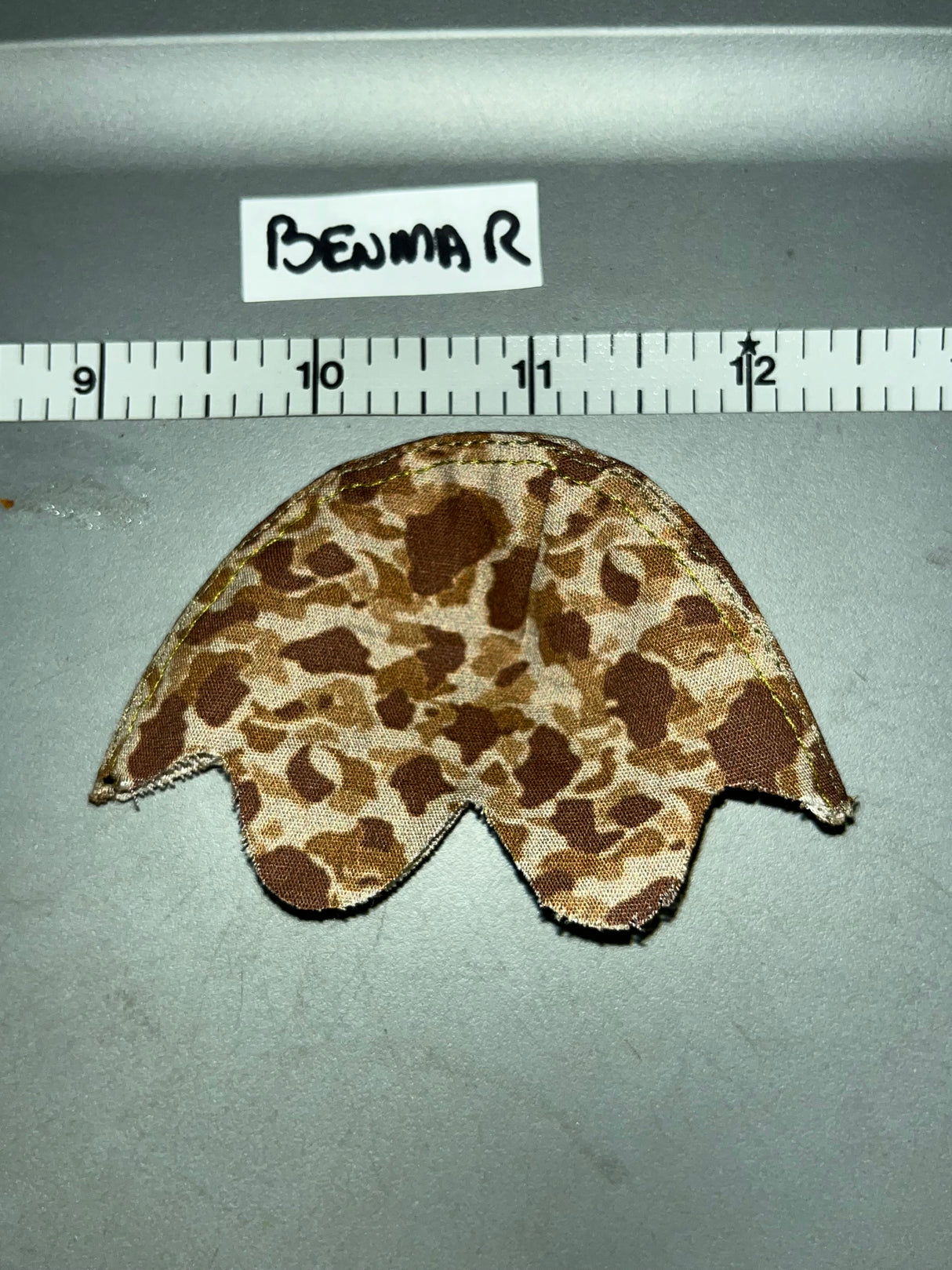 1/6 WWII US Brown Marine Pattern Helmet Cover - One Sixth Scale Chronicle