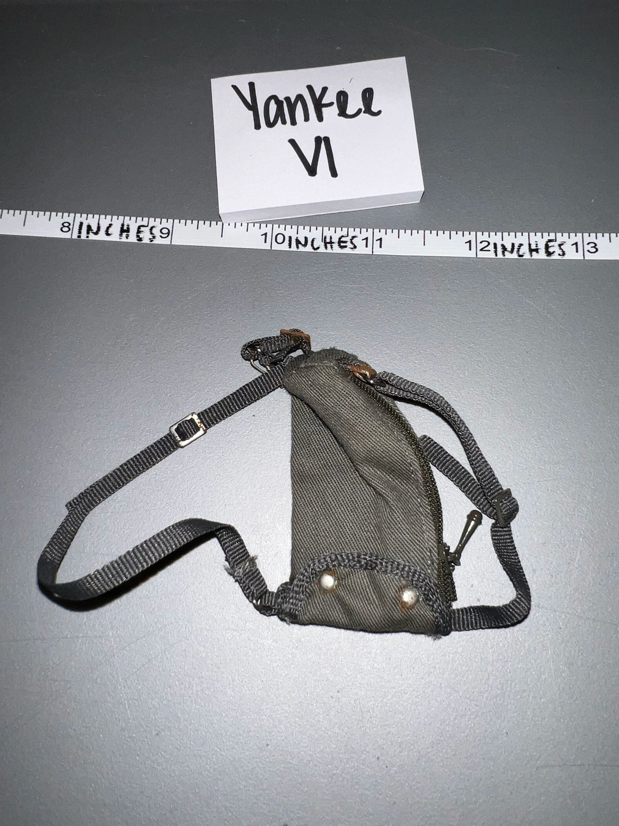 1/6 Scale WWII German Fallschirmjager Gas Mask Bag
