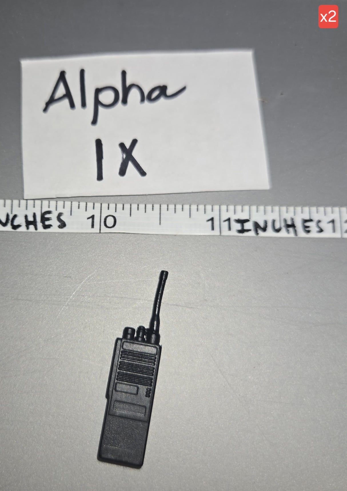 1/6 Scale Modern Era Police Radio