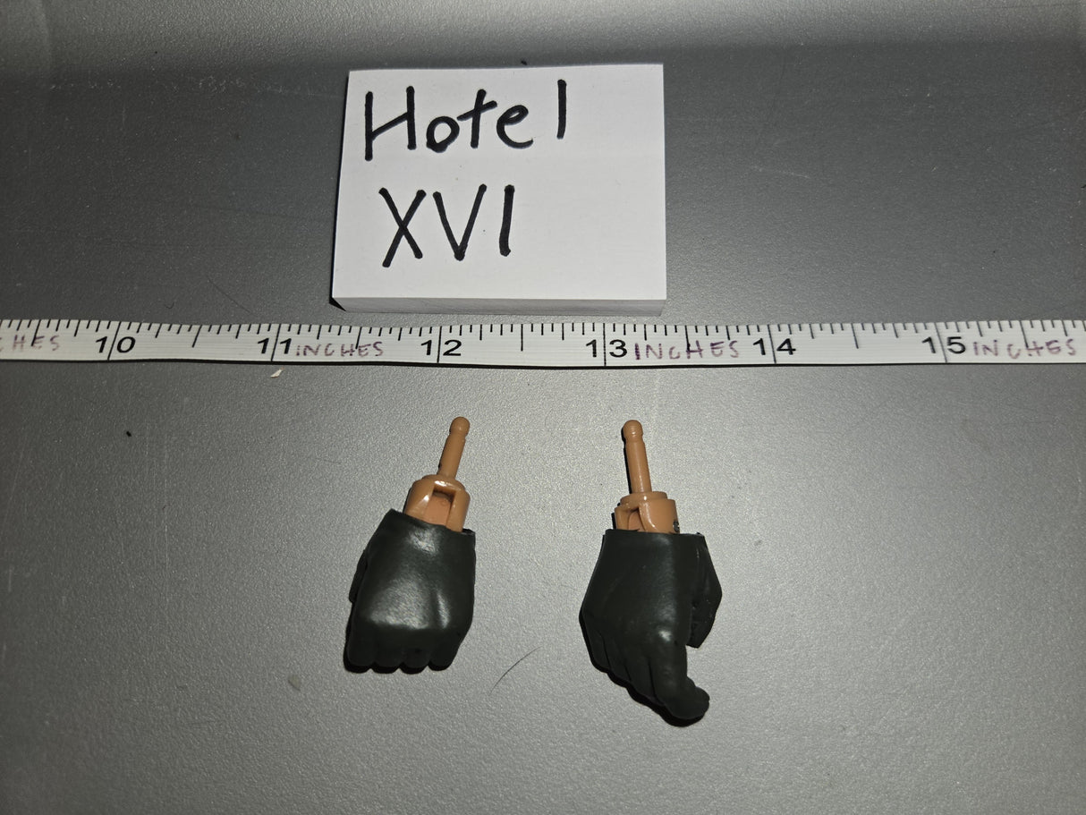 1:6 Scale Modern Gloved Hands