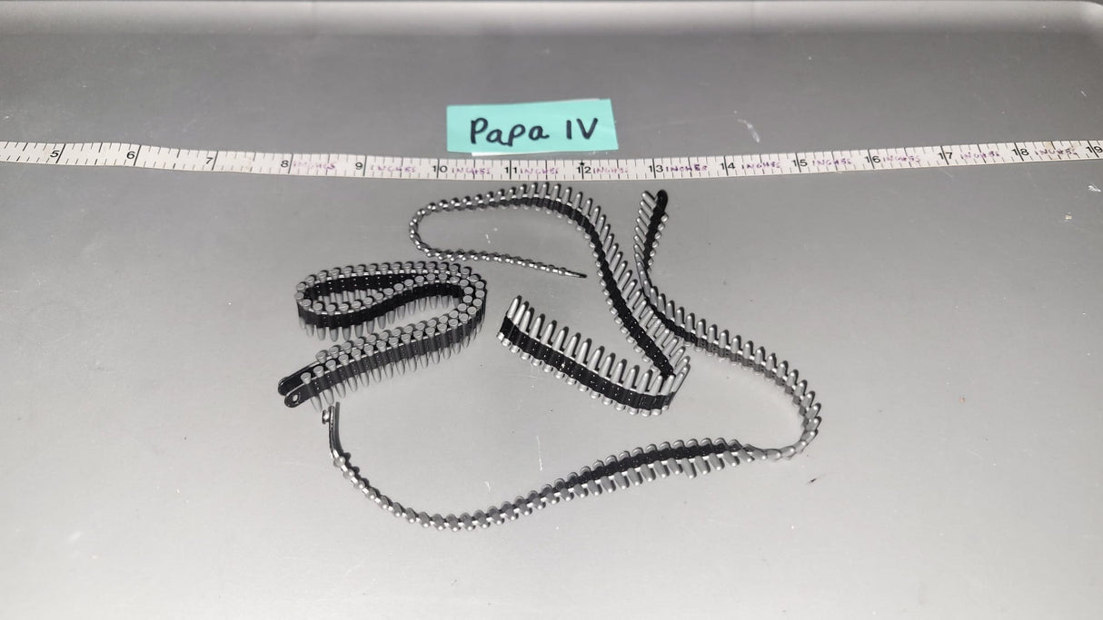 1/6 Scale Modern Machine Gun Ammunition Belt Lot