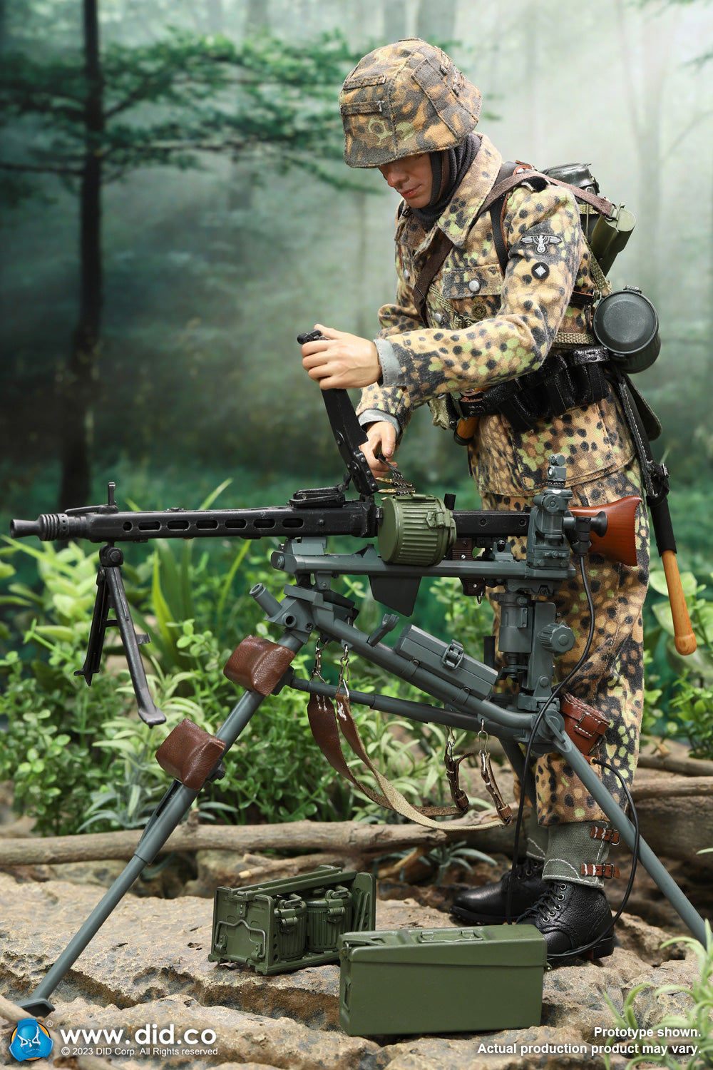1/6 Scale Tripod for MG42 (Green) - NIB Weapons Set DID E60073G