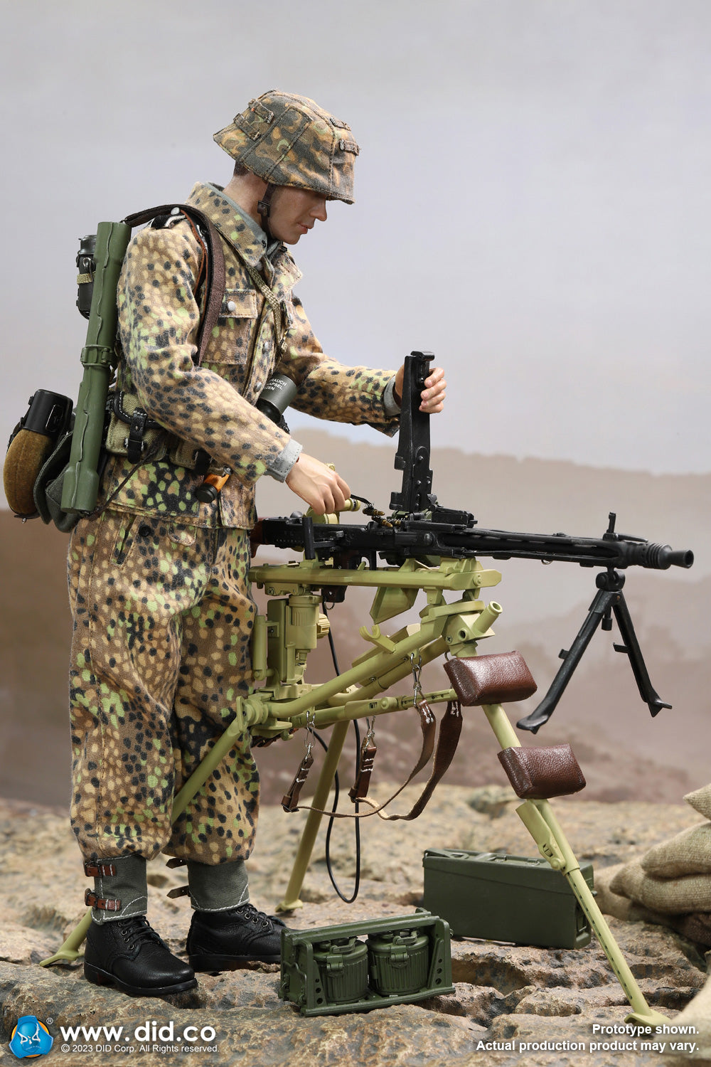 1/6 Scale Tripod for MG42 (Sand) - NIB Weapons Set DID E60073Y