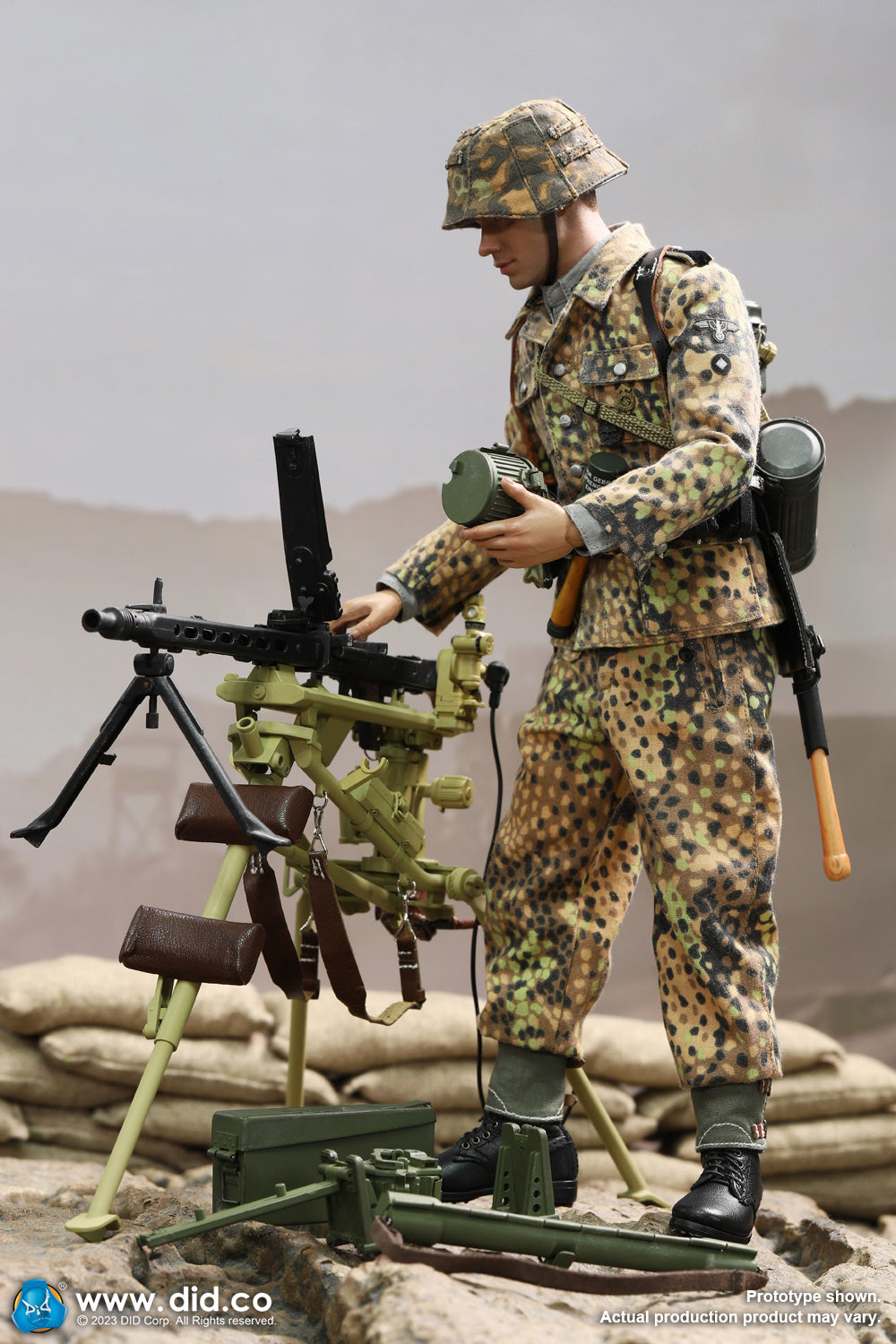 1/6 Scale Tripod for MG42 (Sand) - NIB Weapons Set DID E60073Y