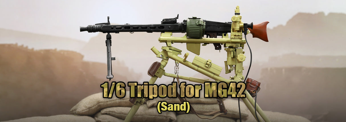 1/6 Scale Tripod for MG42 (Sand) - NIB Weapons Set DID E60073Y