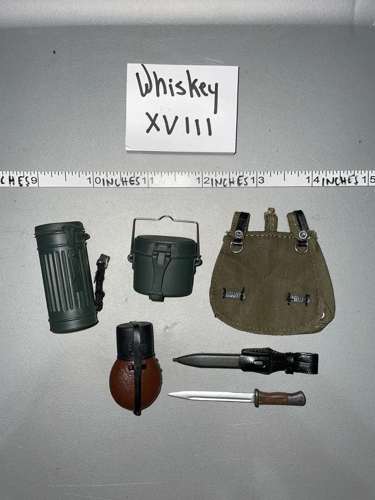 1/6 Scale WWII German Field Gear Lot